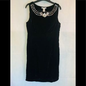 Z.B.D Design Black Sleeveless Dress With Sequins